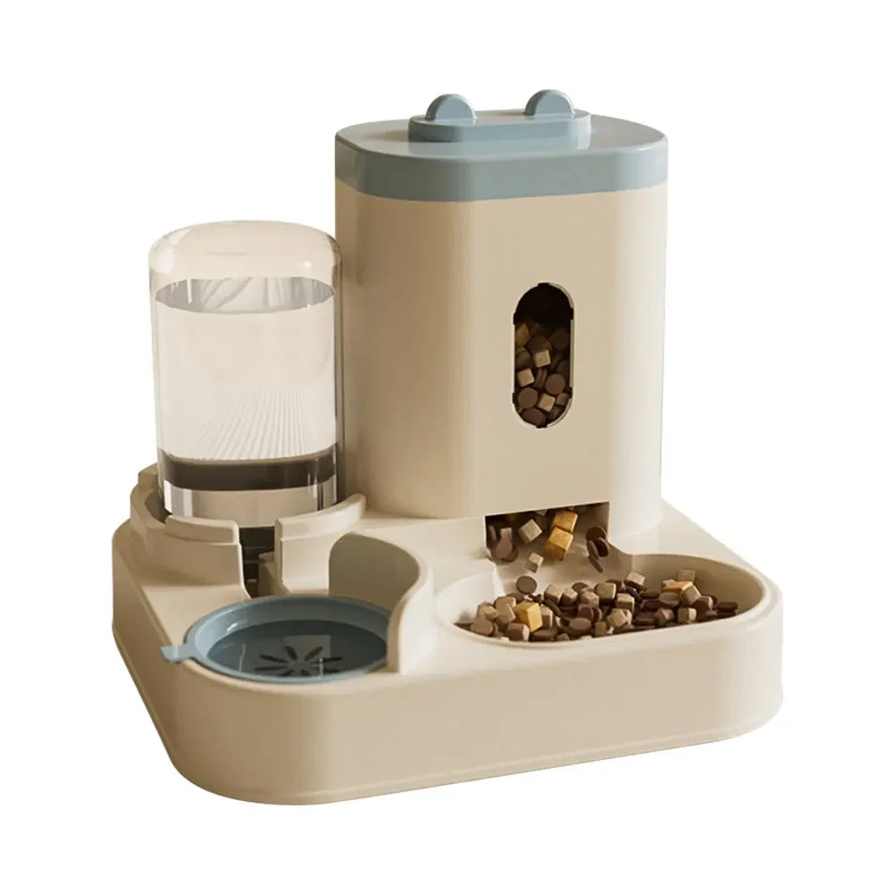Distributeur automatique d'alimentation et d'eau pour chat