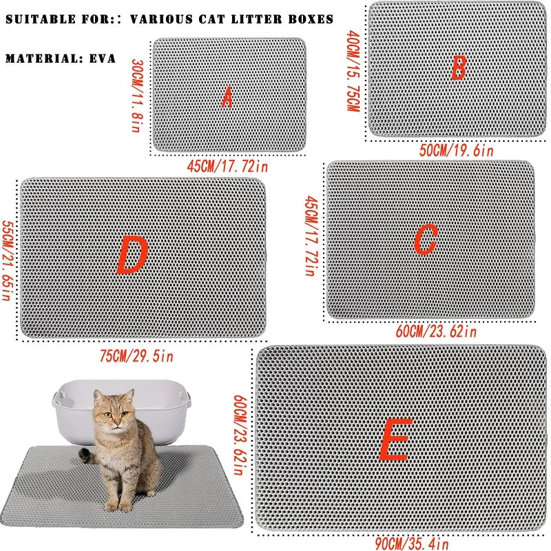 Tapis de litière pour chat