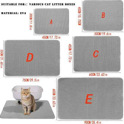 Tapis de litière pour chat
