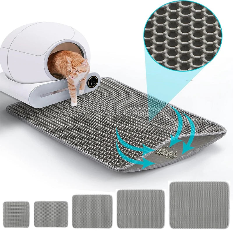 Tapis de litière pour chat
